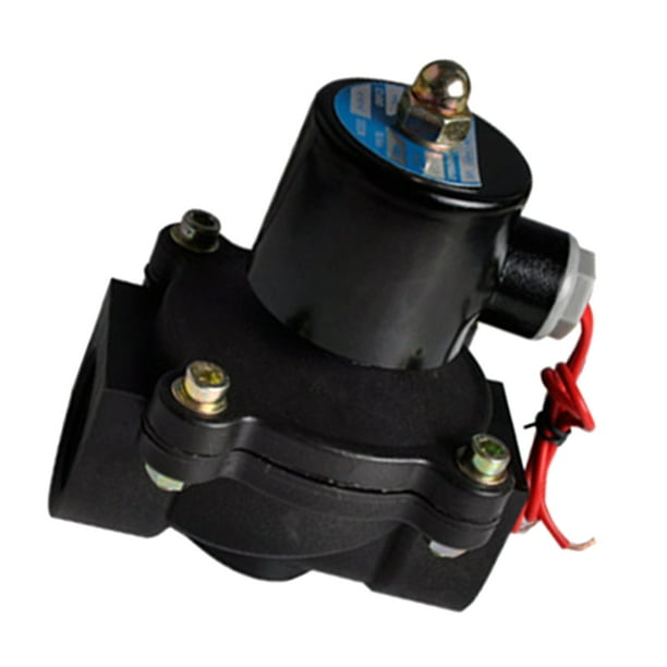 Válvu solenoide eléctrica de 1/4 `` a 1-1 / 4 pulgadas para aire agua / plástico de repuesto DC24V 12V 1 DC12V Macarena Válvula Solenoide