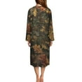 thumbnail image 3 of FOR U DESIGNS Hunting Camo Pattern Women Nightgown Soft House Dresses for Woman with Pockets, Lightweight Elastic Fabric Robes for Woman Mumu Dress , 4XL, 3 of 8