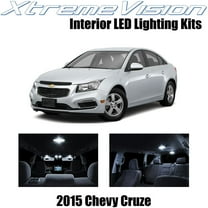 XtremeVision Interior LED for Chevy Cruze 2015 12 pcs Pure White Interior LED Kit Installation Tool