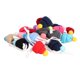 thumbnail image 1 of Mini gorro de punto suave ANGGREK 22 piezas poliéster, 1 of 8