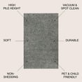 thumbnail image 2 of JONATHAN Y MERCER SHAG 3 x 5 Area Rug, Mercer Plush - Charcoal, MCR106B-3, 2 of 11