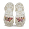 thumbnail image 6 of Princess Mary Jane Jelly Shoes, Open Toe Ballet Flats Birthday Party Dress up Sandals for Little Girls, Toddler or Kids Gold 11(28), 6 of 9