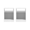 thumbnail image 6 of Mainstays Open Shelf Nightstand, Set of 2, White, 6 of 22