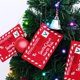 thumbnail image 5 of 20/1 piezas de sobres de fieltro para cartas de Papá Noel, no tejidos, bordados, para regalos de dulces de Navidad, soporte para bolsas, decoración para fiestas de Año Nuevo y Navidad, 5 of 5