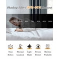 thumbnail image 5 of Blue Pink Striped Blackout Curtains for Bedroom Living Room Darkening Curtains 63 Inches Long Farmhouse Modern Stripes Window Curtain 2 Panels Set Insulated Window Treatment Grommet Drapes 42"x63", 5 of 9