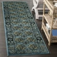thumbnail image 3 of SAFAVIEH Vintage Hamadan Regent Traditional Area Rug, Blue/Multi, 4' x 6', 3 of 10
