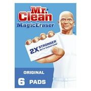 Magic Eraser, 2.3 X 4.6, 1" Thick, White, 6/pack | Bundle of 5 Packs