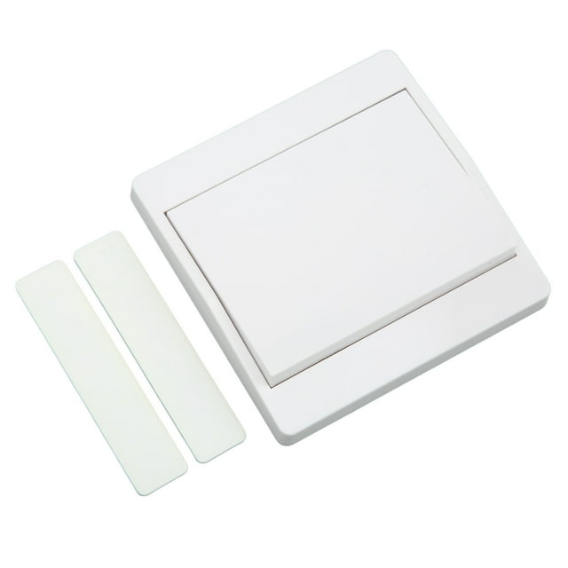 Interruptor De Luz Inalámbrico, Interruptor Inalámbrico De Control Remoto Basculante Autoalimentado 86 Impermeable 433MHZ Sin Batería Para Cabecera