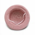 thumbnail image 3 of Magik Roll-up Summer Breathable Sun Braided Trim Straw Bowler Cap Cloche Hat, 3 of 3