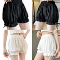 thumbnail image 2 of Yokua Fashion Safety Pants Ice Silk Boxers Shorts Ruffled Pants Underwear, 2 of 17