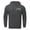 Grey, variant on YUELONGHU Men Casual M Sweatshirts & Hoodies Graphic Zip up Hoodie Men's Casual Men's Hooded Sweater Printed Men's Coat Men Hoodies for Men Graphic Funny