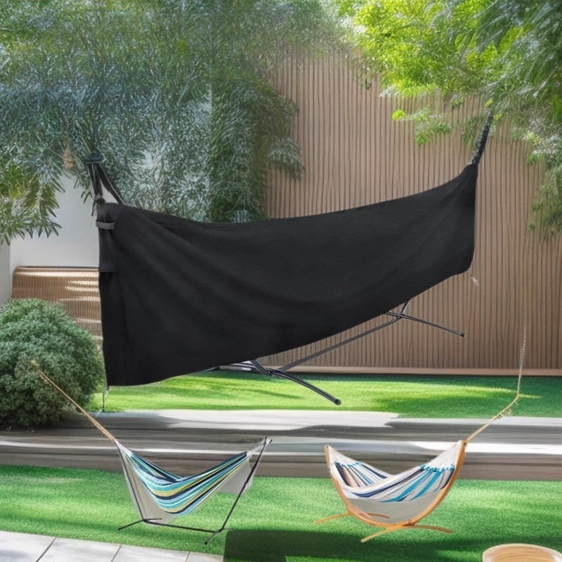 Outdoor courtyard hammock cover, made of Oxford fabric, with handles and ventilation holes, outdoor double-person hammock sunshade cover