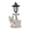 White, variant on Outdoor Resin Angel Solar Lamp Built With Integrated Storage Structure, Waterproof LED Lighting With Two Optional Tones, Ideal Decorative Light