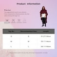 thumbnail image 5 of Mufeng Men's Halloween Hooded Colak Medieval Costume Vintage Hobbit Wizard Gothic Cpae Shawl Black M, 5 of 5