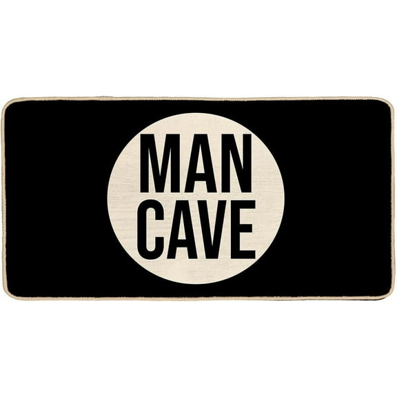 Man Cave Mats for Front Door Entry Front Porch Doormat Non-Slip Carpet Rugs Floor Mat Decorative for Home Bathroom Kitchen Indoor 18x30 Inch