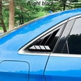 thumbnail image 4 of Huanke-1 Pair Black Rear Side Window Louvers Cover Fit For A3 S3 8V for Sedan 2014-2020, 4 of 12
