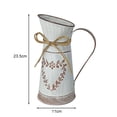 thumbnail image 2 of Yucurem Dried Flower Vase Country Style Decorative For Garden Living Room Vase Decorations (L), 2 of 10