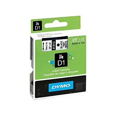 DYMO D1 Standard Lables Black/White 3/8" x 23'