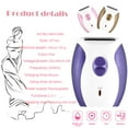 thumbnail image 6 of LNGOOR Hair Removal Epilator for Women, Electric Cordless Hair Shaver Portable Painless Epilator Hair Removal for Face Bikini Trimmer Ladies & Men Gold, 6 of 8