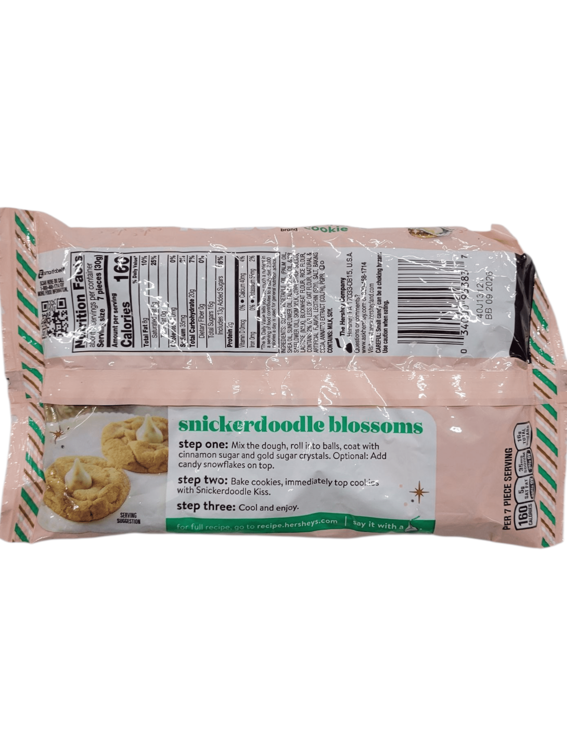 Limited Edition Hershey's Kisses Snickerdoodle Cookie 9 oz - Pack of 2