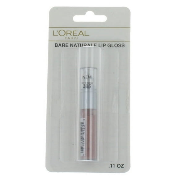 L'Oreal Paris Bare Naturale Soft Blh 205 by L'Oreal for Women gentle lip conditioner .11 oz. New in Box