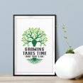 thumbnail image 3 of Growing Takes Time and That's OK 11 x 14 UNFRAMED Print Inspirational Wall Art, 3 of 3