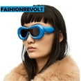 thumbnail image 2 of Blue Sunglasses Beach Style Party Luxury Model Eye Wear, 2 of 2