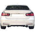 thumbnail image 3 of Ikon Motorsports Compatible with 16-18 BMW 3 Series F30 F80 LCI Window Visor Black Lines Rear Tail Lights 4PC sets, 3 of 7
