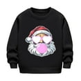 thumbnail image 2 of BFHHYA Girls Boys Christmas Sweatshirt Kids Glow-in-the-Dark Santa Printed Pullover Crew-Neck Long Sleeve Sweatshirt for Christmas Eve & Nightly Walks(2-12Y), 2 of 6