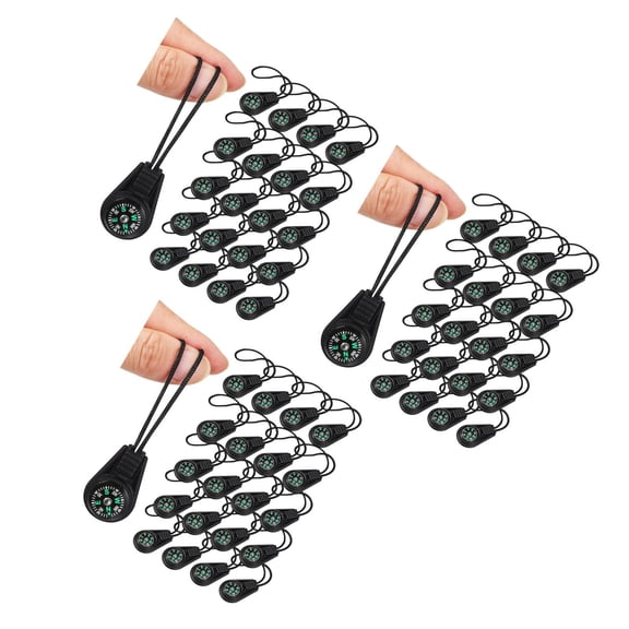 HOMEMAXS 60 Packs Mini Compasses, 9 Colors, Portable With Lanyard, Accurate Navigation For Outdoor Climbing And Camping