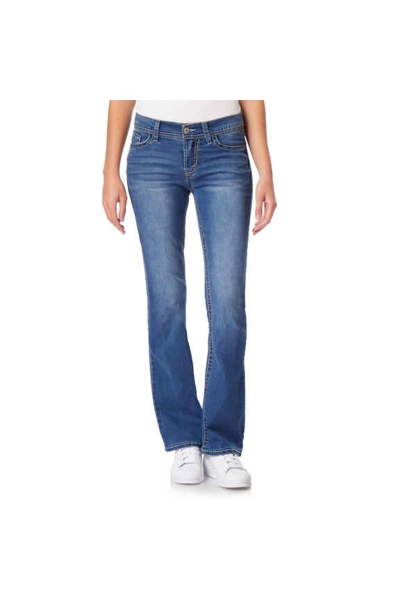 Women's Legendary Bootcut Mid-Rise Insta Stretch Juniors Jeans (Standard and Plus)