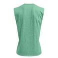thumbnail image 5 of LISTHA Men Tank Tops Henley Gym Sleeveless Casual T-Shirt Distressed Washed 2025 Summer Tee with Pocket Mint Green 3XL, 5 of 5