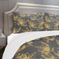 thumbnail image 4 of Designart 'Hand Drawn Floral Pattern' Modern & Contemporary Duvet Cover Set, 4 of 4