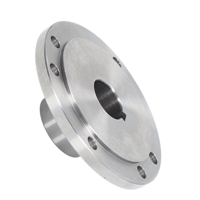 Brida de Mandril, Brida de Torno de Acero de Alto Manganeso de 125 mm Con 6 Orificios de Montaje, Compatible Con K11-125, K12-125, K72-125 Paras de Bricolaje