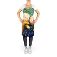 thumbnail image 2 of Carolines Treasures MW1206APRON Crooked Neck Squash Apron Large multicolor, 2 of 4