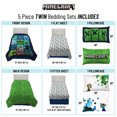 thumbnail image 5 of Mojang Minecraft Blue 5 Piece Twin Bed Set w/ Sham, 100% Microfiber, 5 of 7