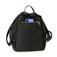thumbnail image 5 of Stylago Laptop Backpack Purse for Women Work Travel Computer Bags College Students Fashion Quilted Daypack with Mini Pouch Black, 5 of 7