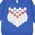 thumbnail image 3 of Inktastic Ten Pins for Bowling Toddler Sweatshirt, 3 of 4
