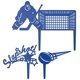 thumbnail image 2 of Decopac 26252 Kit De Decoración De Pasteles: Adornos Para Pasteles Y Magdalenas Slapshot Para Cumpleaños Y Fiestas, 1 Juego Azul, 2 of 5