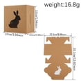 thumbnail image 2 of RKSTN 24-Piece Easter Gift Box, Rabbit-Shaped Window, Kraft Paper Box, Party Box, Wedding Gift Box, Easter Decoration, 2 of 8