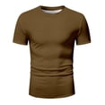 thumbnail image 5 of Mens Short Sleeve Shirts Summer Solid Fashion V Neck T Shirts for Men Casual Tops, 5 of 5
