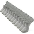 thumbnail image 1 of IDEGG Adult Women and Men No Show Socks Anti-Slid Athletic Casual Socks 6 Pairs, 1 of 6