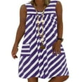 thumbnail image 1 of Robe Midi Sans Manches Manches Manches Longues pour Femmes Beach Sundress, 1 of 3