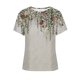 thumbnail image 4 of moda de las mujeres casual manga corta impreso cuello redondo suéter suelto top multicolor/2xl, 4 of 5