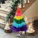 thumbnail image 1 of 45cm to 60cm White Mini Artificial Christmas Tree for Tabletops, Shelves, and Window Displays, 1 of 7