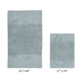 thumbnail image 5 of Better Trends 2 Piece Bathroom Rug Set, 100% Cotton, Extra Soft Tufted Bath Mat, Water Absorbent & Non Slip Bath Rug, (Blue) Granada Collection, 5 of 7