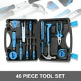 thumbnail image 5 of DNA Motoring TOOLS-00013 Blue 46 PCs Home Tool Set Electonic Repair Precision Screwdriver Voltage Tester Hammer Plier DIY Kit, 5 of 6