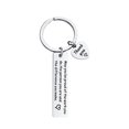 thumbnail image 2 of Birdeem Keychain Love Encouragement Inspirational Stainless Steel Keychain Gift, 2 of 5