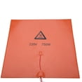 thumbnail image 3 of Cama Caliente de Silicona, Alta Eficiencia Térmica, Calentamiento Rápido, Rendimiento ESTABLE, 200 x 200 mm, Naranja, Para Accesorios de Ensora 3d, 3 of 7