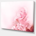 thumbnail image 2 of Beautiful Rose In Magic Light - Portrait Canvas Art Print, 2 of 4